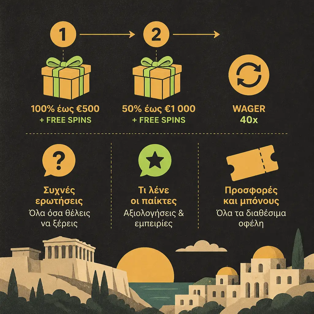 Μπόνους National Casino – 100% έως €500
